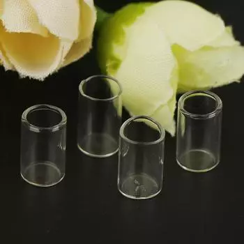 4 шт./компл. прозрачная игрушечная кухня бистро миниатюрная модель стеклянной чашки из смолы для кукольного домика 4PCS