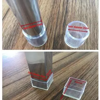 4 шт./компл. прозрачные колпачки для ножек столов и стульев из ПВХ, бесшумные и износостойкие нескользящие напольные защитные накладки для мебели