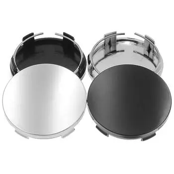 4 шт./компл., пустые колпаки 60 мм, колпаки для обода колеса, крышки ступицы для универсального модифицированного колпака ступицы колеса, центральные колпаки обода, ремонт чёрный