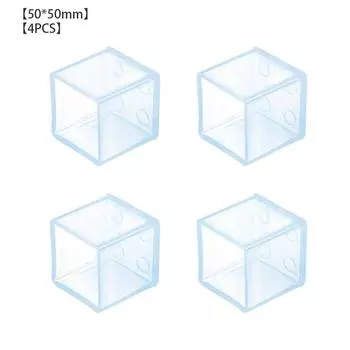 4 шт./компл. резиновая накладка на ножку стола, защита для ножек стула, квадратная мебель, пол square 60*60mm