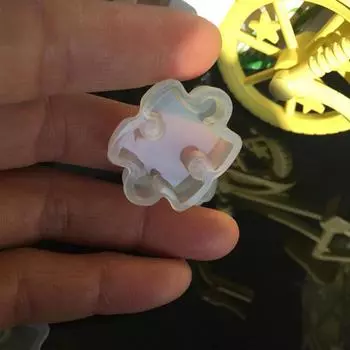 4 шт./компл. силиконовая форма для кулона-головоломки Diy УФ-смолы брелок форма для изготовления ювелирных изделий