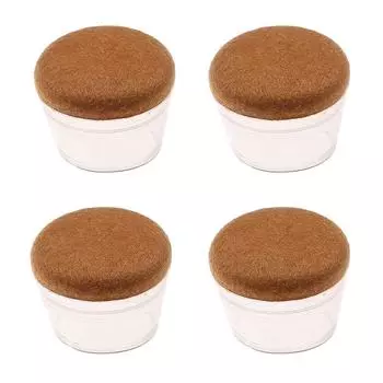 4 шт./компл., силиконовый коврик для ножек стульев и столов, устойчивый к царапинам, защитный колпачок для мебели, ножки стульев и обеденного стола S белый