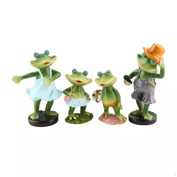 4 шт./компл. скульптура из смолы для украшения комнаты, художественная прихожая ручной работы