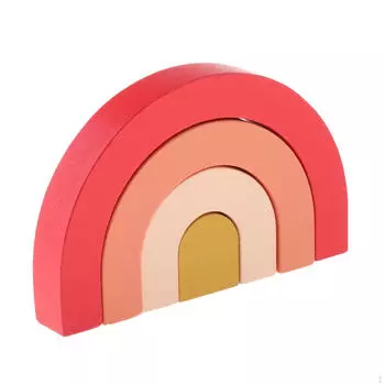 4 шт./компл., строительные блоки-штабелеры, деревянные игрушки, соответствующие форме, обучение для C