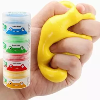 4 шт./компл., терапевтическая шпатлевка, многоразовая силовая тренировка, силиконовая ручная гимнастика, реабилитация для взрослых 4Pcs/1 Set