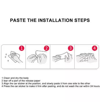 4 шт./компл. текстура из углеродного волокна, дверная ручка автомобиля, чашка, защитные наклейки от царапин, внешняя водонепроницаемая наклейка на автодверную чашу красный