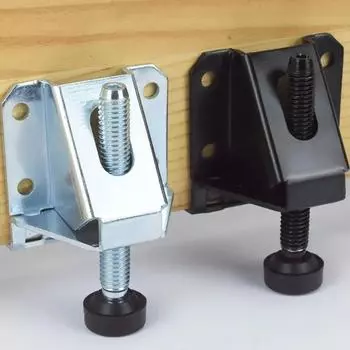 4 шт./компл., выравнивающая ножка для мебели с противоскользящей подушкой для настольного шкафа, регулируемые сверхмощные ножки для выравнивания ножек белый