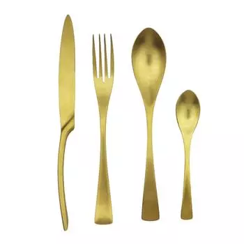 4 шт./компл. золотой набор столовых приборов 18/10, набор столовой посуды из нержавеющей стали, ножи, вилка, ложка, обеденный набор, домашний кухонный набор столовых приборов, набор столовых приборов чёрный