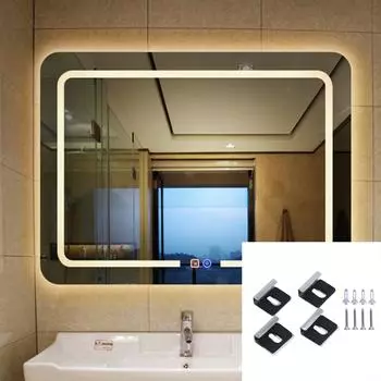 4 шт./комплект, комплект для крепления зеркала на стену, набор зажимов для крепления зеркала, удобный и долговечный зажим для зеркала в ванной комнате B