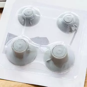 4 шт. / Комплект охлаждающих подставок для ноутбука Sucker, нескользящая подставка для ног, держатель для подставки для охладителя