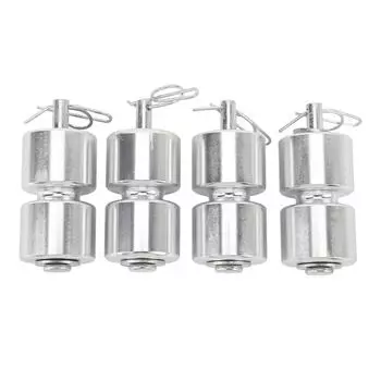 4 шт. комплект роликов для подъема задней двери прицепа из алюминиевого сплава, набор колец с шайбами и штифтами для легкого подъема