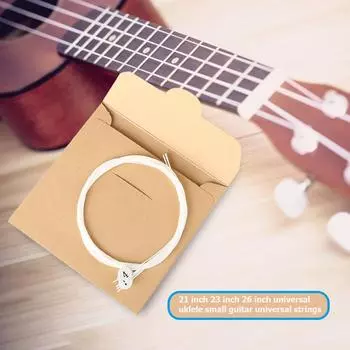 - 4 шт./комплект сменных струн для 21 23 26 дюймов, белые