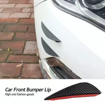 4 шт./комплект универсальный передний бампер губа украшение диффузор сплиттер плавники спойлер кузова Canards Valence Chin Car Tuning Canard