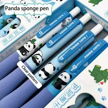 4 шт./кор. ST Tip Signing Pen Soft Cloud Grip Шариковая ручка Креативные инструменты для письма для студентов Style 1