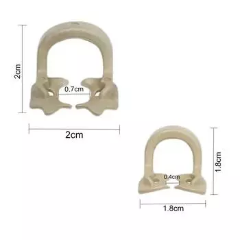 4 шт./кор. стоматологические резиновые зажимы для дам, барьерные зажимы, смоляные зажимы, автоклавируемые при 134 °C, большие/маленькие стоматологические материалы, инструменты для стоматологов