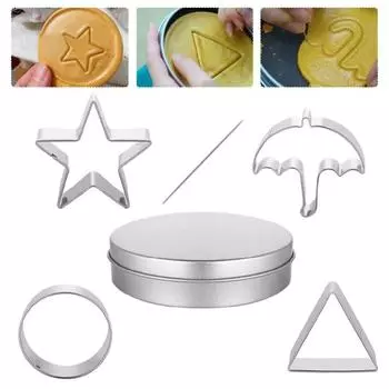 4 шт. корейских инструментов для приготовления сахарных конфет набор из нержавеющей стали для печенья кальмар