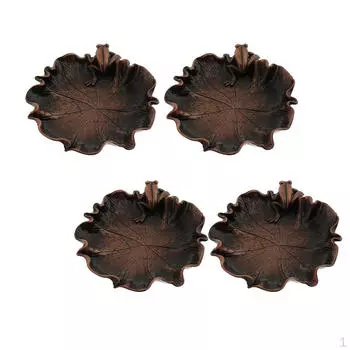 4 шт. коврик для подставки под чашку из цинкового сплава для чайной арматуры, изоляционная подкладка для блюдца