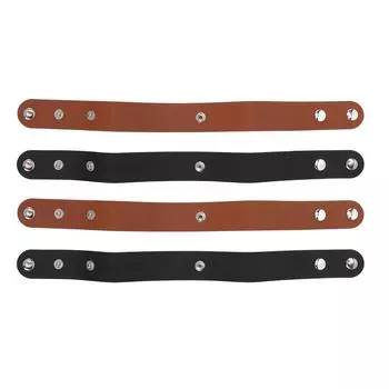 4 шт. Кожаная кобура для кнута Черный Коричневый цвет Ручной работы Держатель для кнутов для верховой езды Хлысты