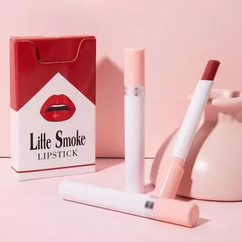4 шт., креативная нежная дымчатая помада, устойчивая к размазыванию, цветная помада, женский аксессуар для макияжа