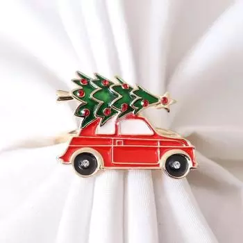 4 шт. креативное рождественское украшение стола, кольцо для салфеток в виде снега, рождественская елка, пряжка для салфеток, сапоги, держатель для салфеток в машину, праздничный домашний праздник слоновая кость