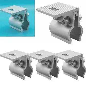 4 шт. кронштейн для солнечной панели фотоэлектрическая панель PV кровельный стоячий фальцевый зажим алюминиевый сплав солнечная энергосистема монтажные фиксирующие зажимы