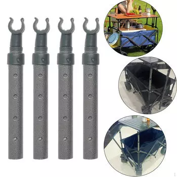 4 шт. кронштейн для стола для кемпинговой тележки телескопическая ножка стола многофункциональный подъем для 8 mm