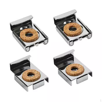 4 шт. кронштейны для крепления зеркала, фиксаторы для стекла, фиксатор крепления black