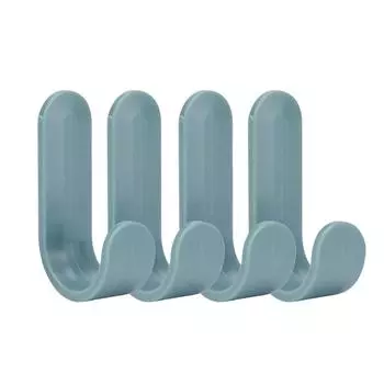 4 шт. крючки для полотенец для ванной пластиковые дверные вешалки самоклеящиеся настенные вешалки