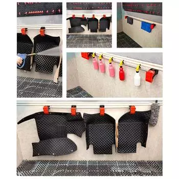 4 шт. крючки для щеток автомобильные крепежи чистящие напольные коврики зажимы для мытья ковров коврики для йоги фиксированные инструменты подставка держатель аксессуары