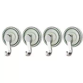 4 шт. крючков на присосках, прочный вакуумный крючок на присоске, крючок на стену, вешалка для кухонного настенного хранения, крючок для полотенец в ванной белый