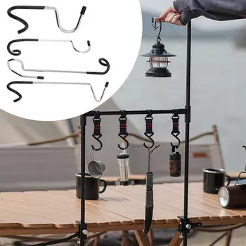 4 шт. Крючок для фонаря для кемпинга, вешалка для палатки, прочный держатель для бутылки с водой, кронштейн для