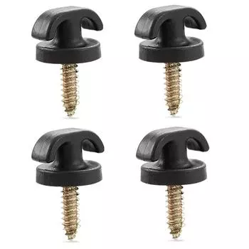 4 шт., крючок для кармана из сетки для автомобиля, пряжка для сиденья, крепежный крючок для салона автомобиля, универсальное крепежное кольцо для кармана для сетки для хранения