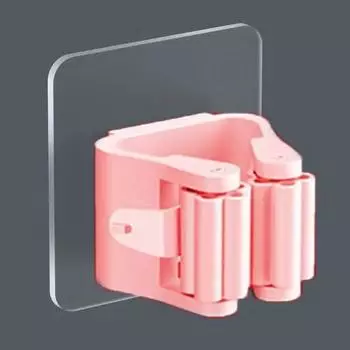 4 шт. Крючок для швабры без перфорации, держатель для метлы с сильной магией и без следов, настенная полка с клеевым крючком