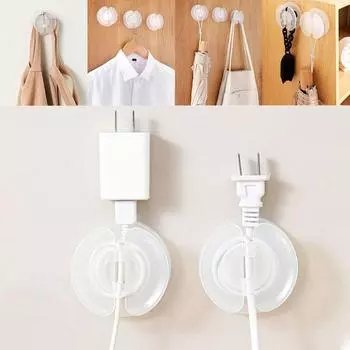 4 шт. Круглый чехол для хранения проводов, самоклеящийся зажим для фиксации проводов, настенный органайзер 4 pcs