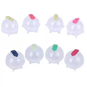 4 шт. Круглый лоток для кубиков льда Прозрачный лоток для кубиков льда Ant-deform для домашнего бара вечеринки своими руками S