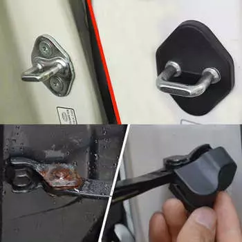 4 шт. Крышка дверного замка автомобиля, аксессуары для Mazda 2 3 5 6 8 CX-4 CX-5 CX-7 CX-9, защитные крышки дверного стопора