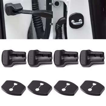 4 шт. Крышка дверного замка автомобиля, дверные стопоры, крышки для Toyota Yaris Highlander Prado Prius Corolla Camry Rav4 Reiz Vois, аксессуары