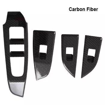 4 шт. Крышка кнопок переключателя стеклоподъемника подлокотника двери автомобиля для Nissan Qashqai J12 2024 2024 Панель подлокотника двери