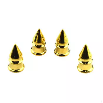 4 шт. Крышка штока клапана шины Колеса Воздушные колпачки Аксессуары Пылезащитные для автомобиля серебряный