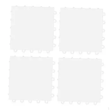 4 шт. ледяные плитки хоккейные тренировочные накладки шайбы домашний спортивный тренировочный инструмент PETG тренажер для обращения с мячом