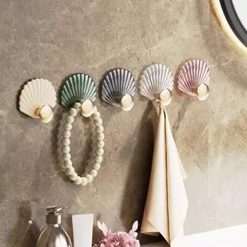 4 шт. легкие удобные влагостойкие крючки для хранения, прочные липкие крючки для ключей, кухонные крючки