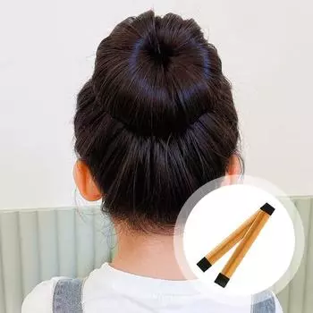 4 шт., ленивые бигуди для волос, ловкая булочка, твистер, формирователь для длинных волос, легкий и быстрый инструмент для защелкивания, инструменты для женщин и девочек, аксессуары для укладки волос чёрный