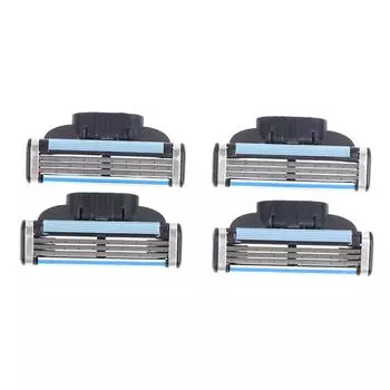 4 шт. лезвия для бритвы для мужчин Mach 3 сменные картриджи для бритья