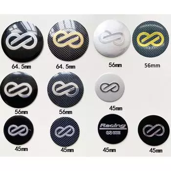 4 шт./лот 45 мм 56 мм 65 мм наклейки на колпачок ступицы колеса автомобиля color 3