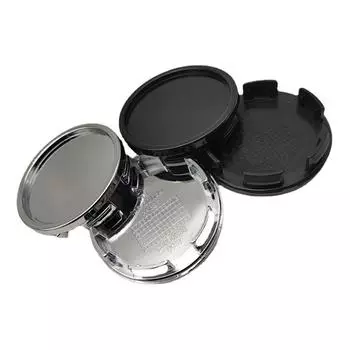 4 шт./лот 58 мм ABS пустой колпак центра колеса крышка ступицы автомобильные диски шины колпачки центра ступицы аксессуары для стайлинга автомобиля чёрный