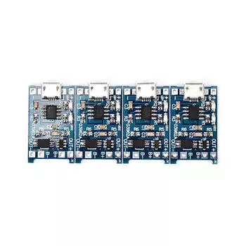 4 шт./лот 5 В micro USB 1A 18650 модуль зарядного устройства для литиевых батарей зарядная плата