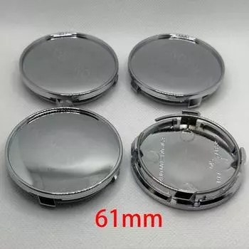 4 шт./лот 61 мм пустой без логотипа центральный колпак колеса автомобиля для нового обода автомобиля Q7 A4 A3 Q3 сменный колпак ступицы автомобильный обод крышка ступицы аксессуары чёрный