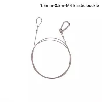 4 шт./лот гибкий тонкий черный 1,5/2/3 мм трос безопасности стальной замок проволока безопасный трос замки светодиодный Par легкий долг быстросъемный штифт