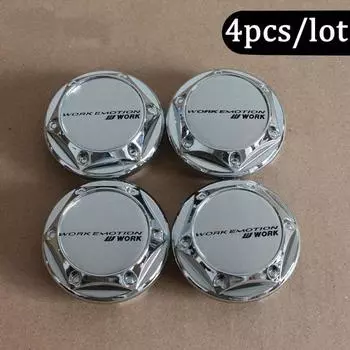 4 шт./лот, гоночная эмблема 64 мм, 68 мм, колпачки для центральной ступицы колеса автомобиля, аксессуары для значков для модификации, крышка ступицы колеса автомобиля 64MM чёрный