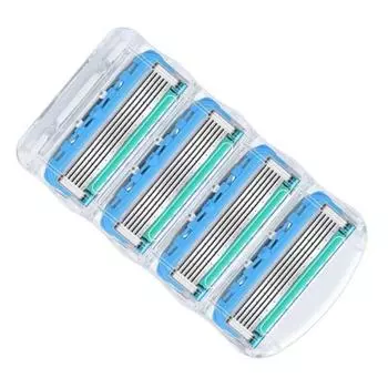 4 шт./лот кассетное лезвие для бритья для лица для мужчин 4pcs